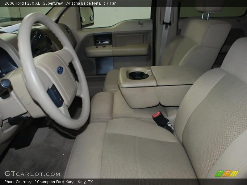 Arizona Beige Metallic / Tan 2006 Ford F150 XLT SuperCrew
