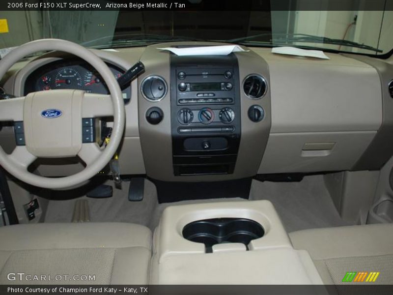 Arizona Beige Metallic / Tan 2006 Ford F150 XLT SuperCrew