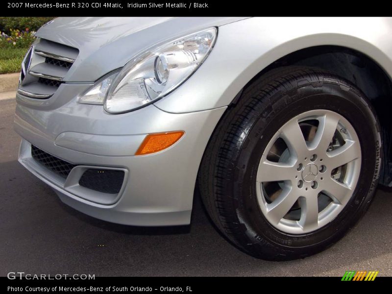 Iridium Silver Metallic / Black 2007 Mercedes-Benz R 320 CDI 4Matic