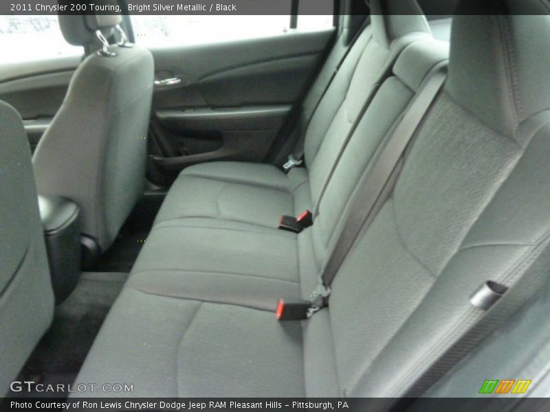 Bright Silver Metallic / Black 2011 Chrysler 200 Touring