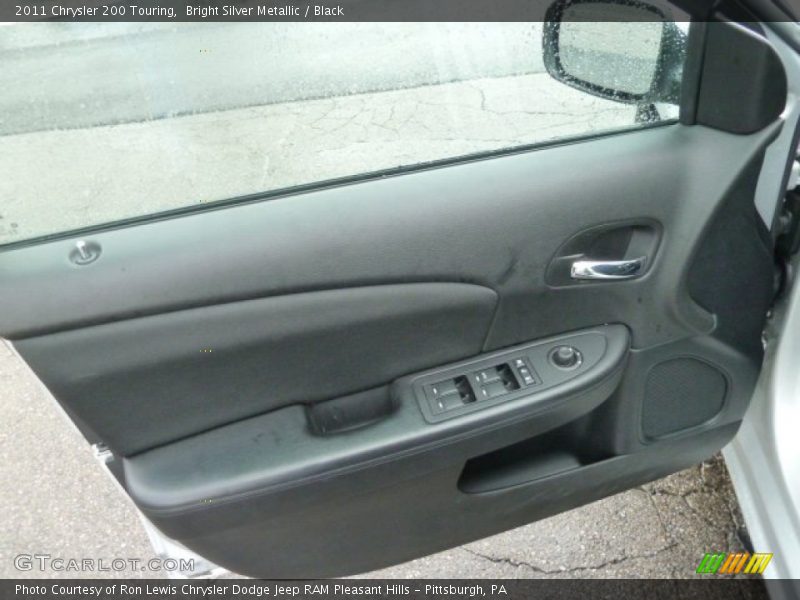 Bright Silver Metallic / Black 2011 Chrysler 200 Touring