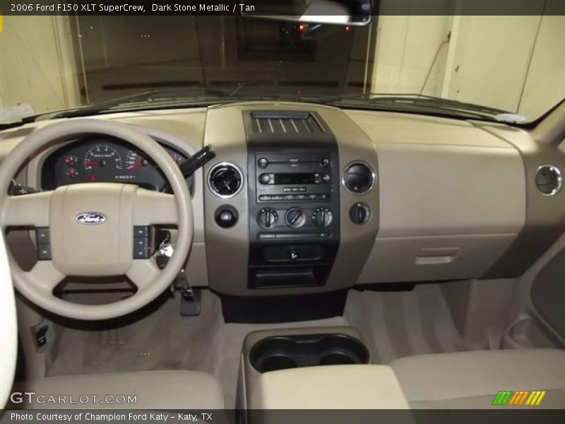 Dark Stone Metallic / Tan 2006 Ford F150 XLT SuperCrew