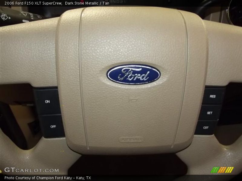 Dark Stone Metallic / Tan 2006 Ford F150 XLT SuperCrew
