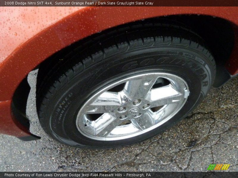 Sunburst Orange Pearl / Dark Slate Gray/Light Slate Gray 2008 Dodge Nitro SXT 4x4