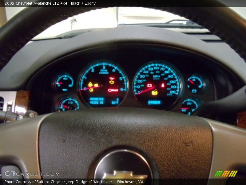 Black / Ebony 2009 Chevrolet Avalanche LTZ 4x4