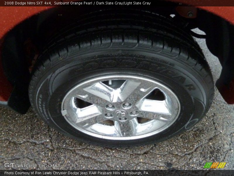 Sunburst Orange Pearl / Dark Slate Gray/Light Slate Gray 2008 Dodge Nitro SXT 4x4