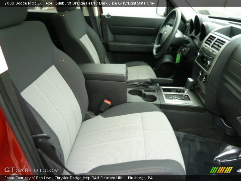 Sunburst Orange Pearl / Dark Slate Gray/Light Slate Gray 2008 Dodge Nitro SXT 4x4