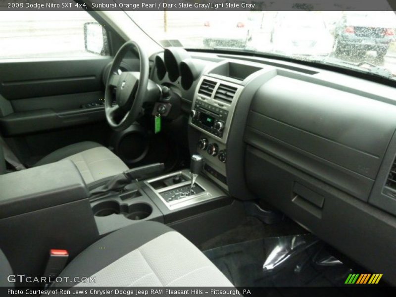 Sunburst Orange Pearl / Dark Slate Gray/Light Slate Gray 2008 Dodge Nitro SXT 4x4