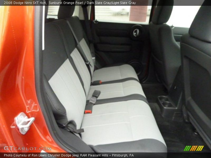 Sunburst Orange Pearl / Dark Slate Gray/Light Slate Gray 2008 Dodge Nitro SXT 4x4