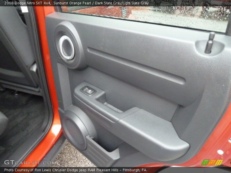 Sunburst Orange Pearl / Dark Slate Gray/Light Slate Gray 2008 Dodge Nitro SXT 4x4