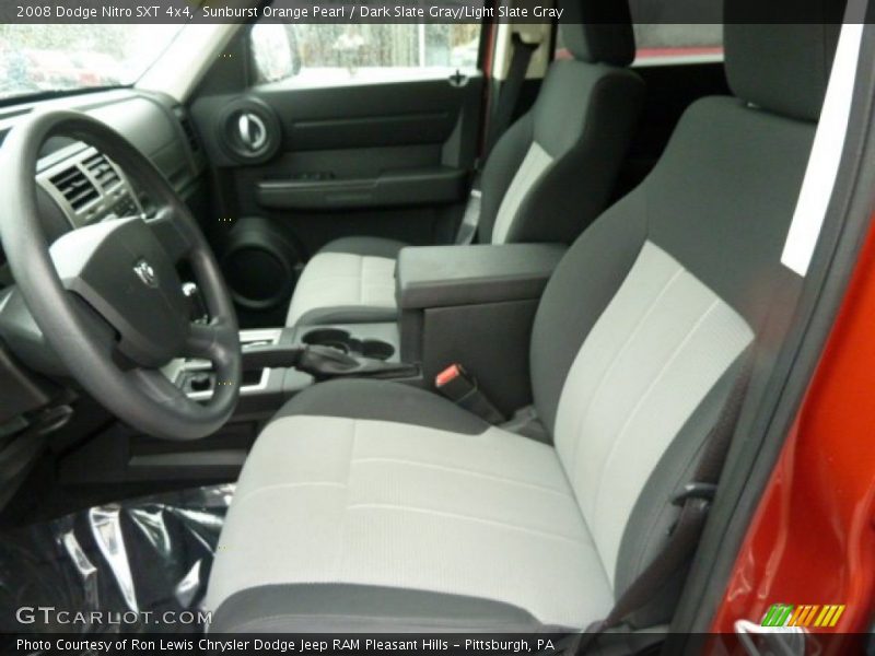 Sunburst Orange Pearl / Dark Slate Gray/Light Slate Gray 2008 Dodge Nitro SXT 4x4