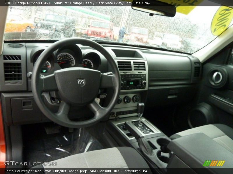 Sunburst Orange Pearl / Dark Slate Gray/Light Slate Gray 2008 Dodge Nitro SXT 4x4