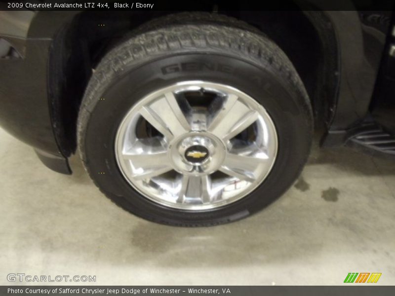 Black / Ebony 2009 Chevrolet Avalanche LTZ 4x4