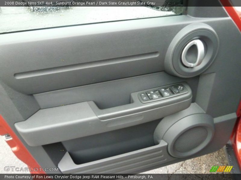 Sunburst Orange Pearl / Dark Slate Gray/Light Slate Gray 2008 Dodge Nitro SXT 4x4