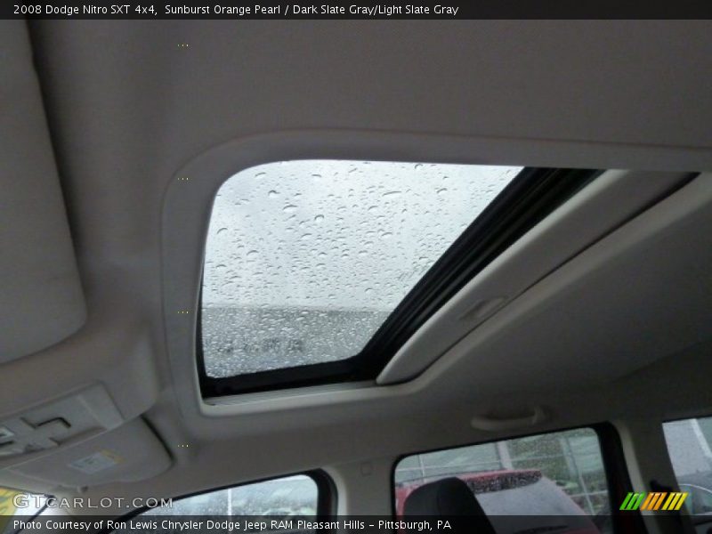 Sunburst Orange Pearl / Dark Slate Gray/Light Slate Gray 2008 Dodge Nitro SXT 4x4
