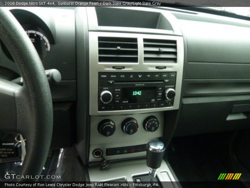 Sunburst Orange Pearl / Dark Slate Gray/Light Slate Gray 2008 Dodge Nitro SXT 4x4