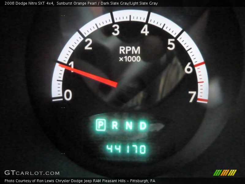 Sunburst Orange Pearl / Dark Slate Gray/Light Slate Gray 2008 Dodge Nitro SXT 4x4