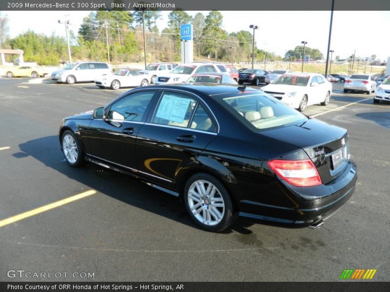 Black / Almond/Mocha 2009 Mercedes-Benz C 300 Sport