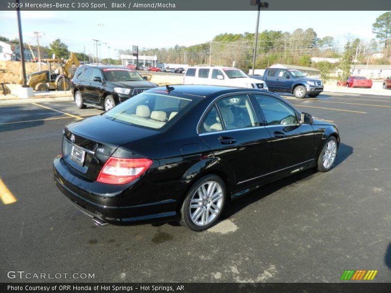 Black / Almond/Mocha 2009 Mercedes-Benz C 300 Sport