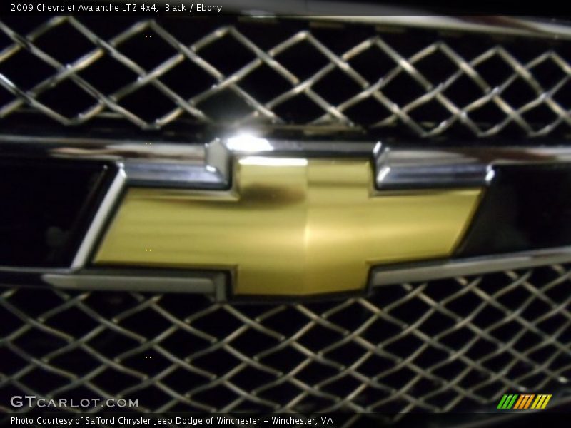 Black / Ebony 2009 Chevrolet Avalanche LTZ 4x4