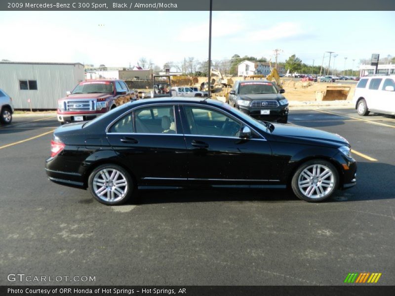 Black / Almond/Mocha 2009 Mercedes-Benz C 300 Sport
