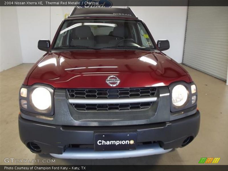 Thermal Red Metallic / Charcoal 2004 Nissan Xterra XE