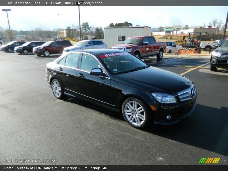 Black / Almond/Mocha 2009 Mercedes-Benz C 300 Sport