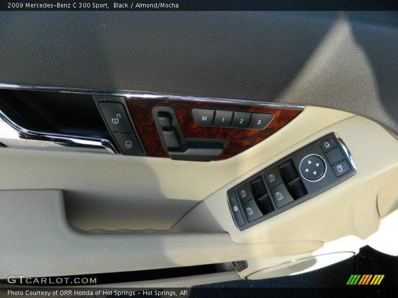 Black / Almond/Mocha 2009 Mercedes-Benz C 300 Sport