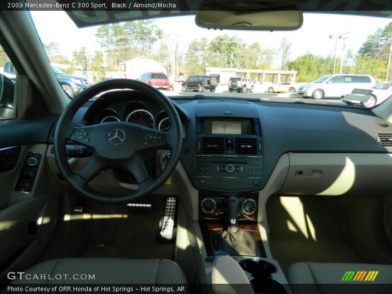 Black / Almond/Mocha 2009 Mercedes-Benz C 300 Sport