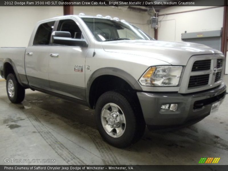Front 3/4 View of 2012 Ram 3500 HD SLT Outdoorsman Crew Cab 4x4