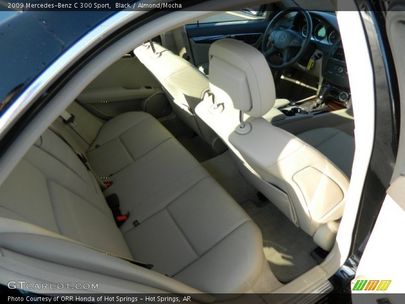Black / Almond/Mocha 2009 Mercedes-Benz C 300 Sport
