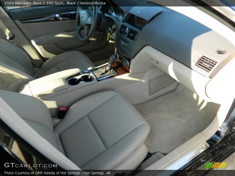 Black / Almond/Mocha 2009 Mercedes-Benz C 300 Sport