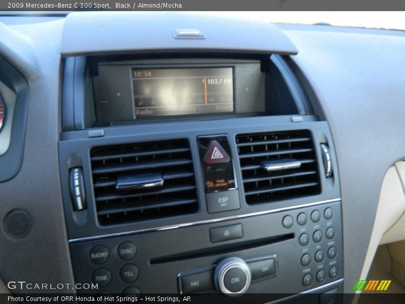 Black / Almond/Mocha 2009 Mercedes-Benz C 300 Sport