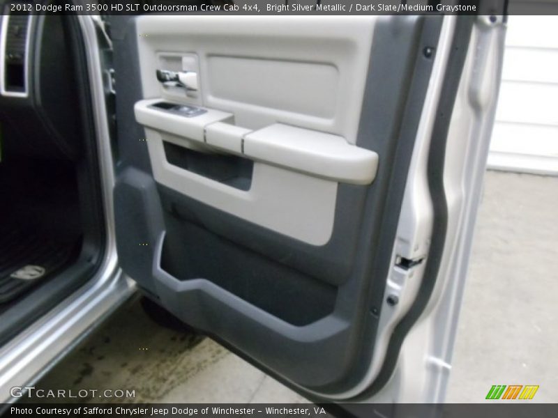 Bright Silver Metallic / Dark Slate/Medium Graystone 2012 Dodge Ram 3500 HD SLT Outdoorsman Crew Cab 4x4