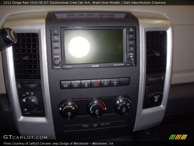 Bright Silver Metallic / Dark Slate/Medium Graystone 2012 Dodge Ram 3500 HD SLT Outdoorsman Crew Cab 4x4