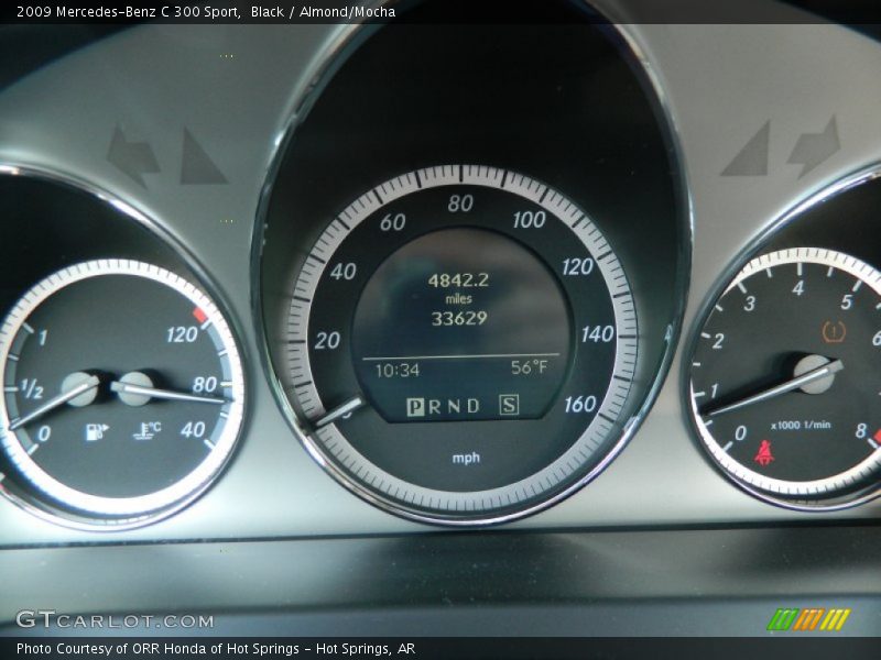 Black / Almond/Mocha 2009 Mercedes-Benz C 300 Sport