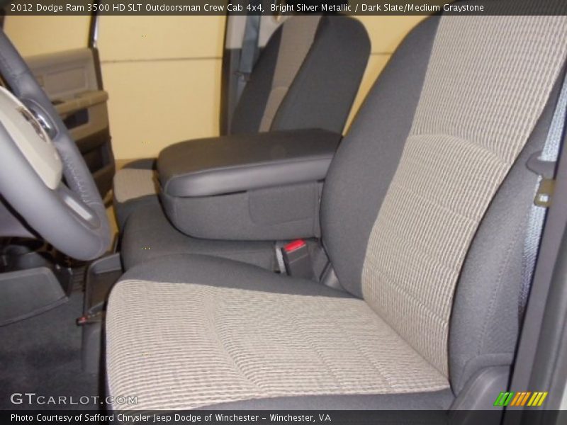 Bright Silver Metallic / Dark Slate/Medium Graystone 2012 Dodge Ram 3500 HD SLT Outdoorsman Crew Cab 4x4