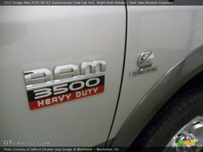  2012 Ram 3500 HD SLT Outdoorsman Crew Cab 4x4 Logo