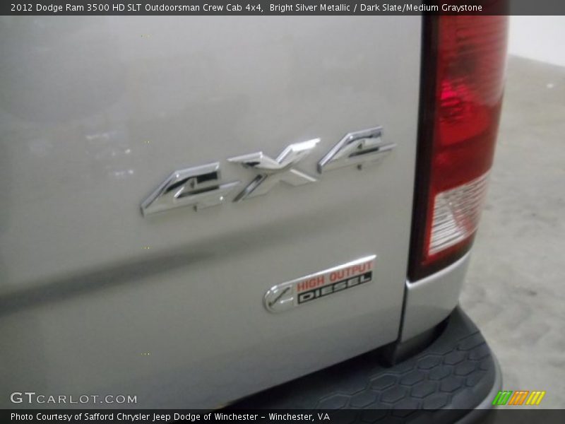  2012 Ram 3500 HD SLT Outdoorsman Crew Cab 4x4 Logo