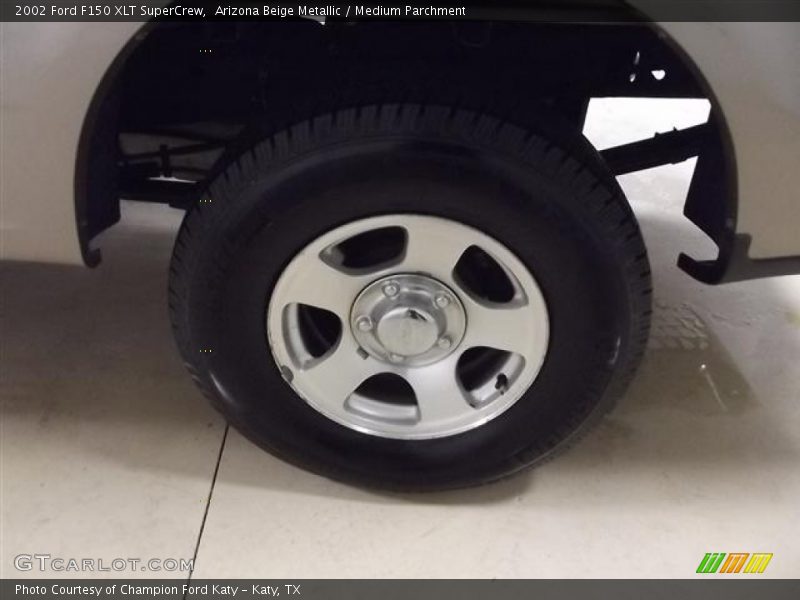 Arizona Beige Metallic / Medium Parchment 2002 Ford F150 XLT SuperCrew