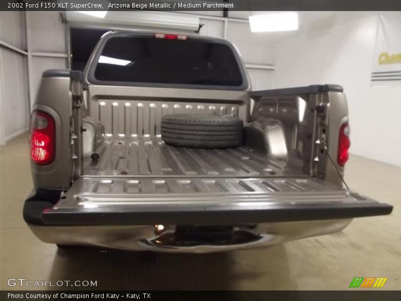 Arizona Beige Metallic / Medium Parchment 2002 Ford F150 XLT SuperCrew