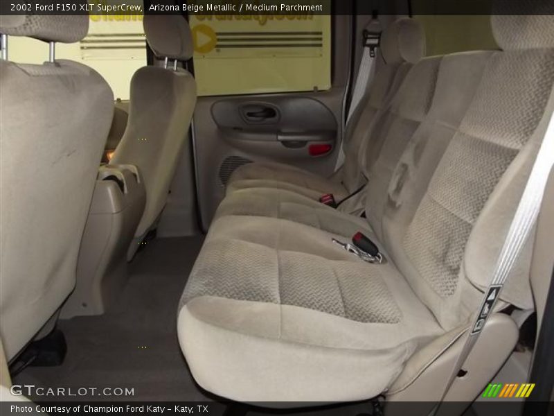 Arizona Beige Metallic / Medium Parchment 2002 Ford F150 XLT SuperCrew