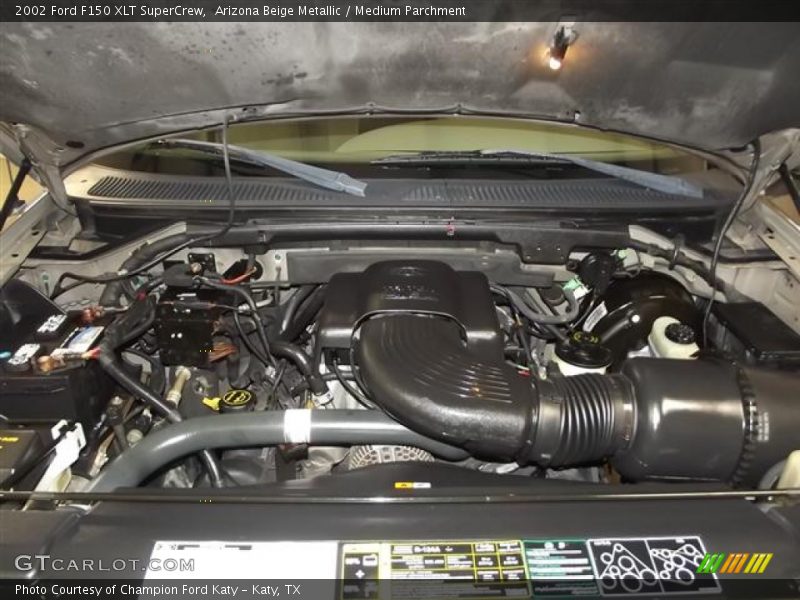 Arizona Beige Metallic / Medium Parchment 2002 Ford F150 XLT SuperCrew