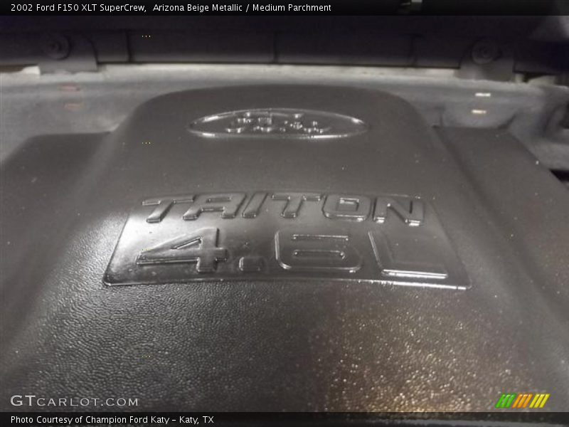 Arizona Beige Metallic / Medium Parchment 2002 Ford F150 XLT SuperCrew