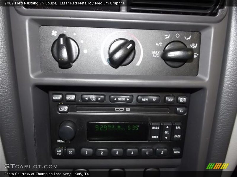 Controls of 2002 Mustang V6 Coupe
