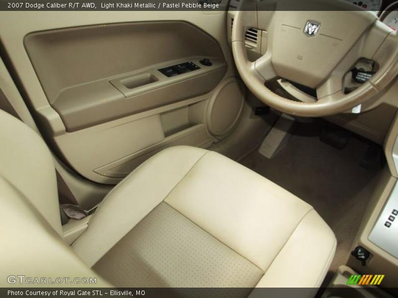 Light Khaki Metallic / Pastel Pebble Beige 2007 Dodge Caliber R/T AWD