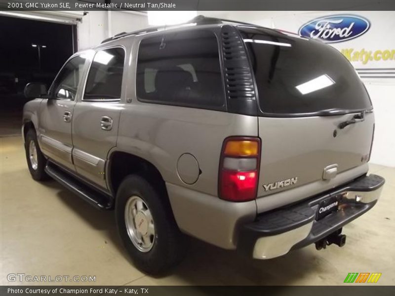 Pewter Metallic / Neutral Tan/Shale 2001 GMC Yukon SLE
