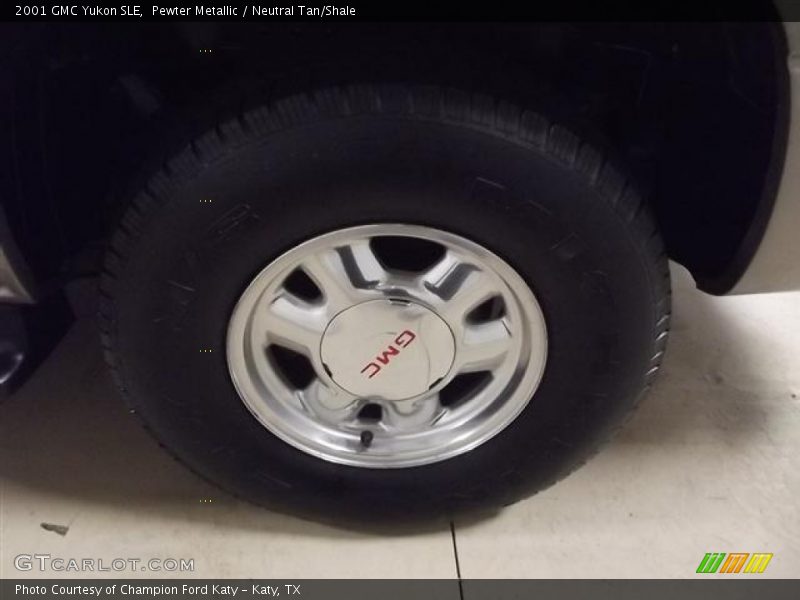 Pewter Metallic / Neutral Tan/Shale 2001 GMC Yukon SLE