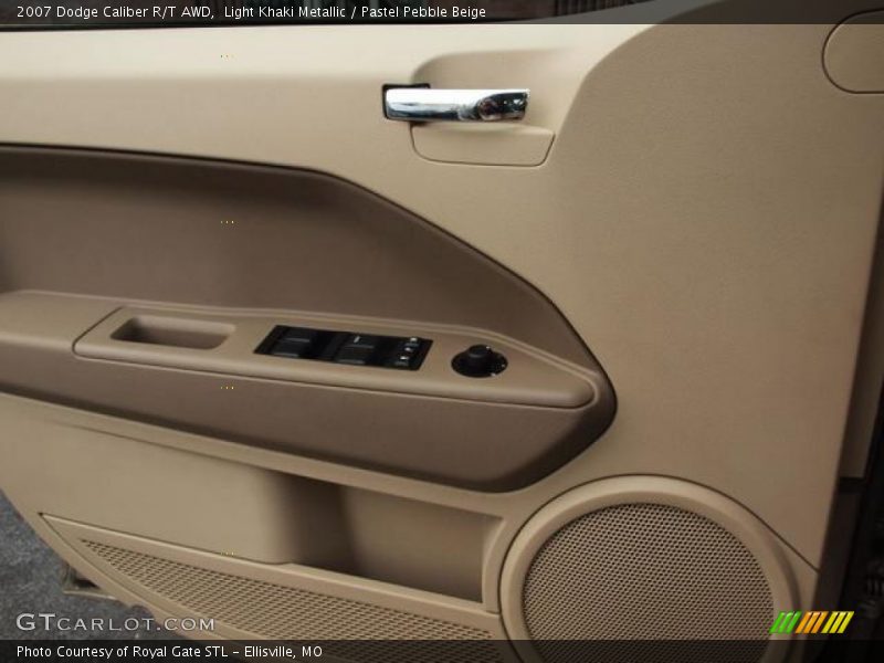 Light Khaki Metallic / Pastel Pebble Beige 2007 Dodge Caliber R/T AWD