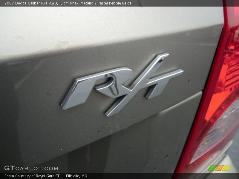 Light Khaki Metallic / Pastel Pebble Beige 2007 Dodge Caliber R/T AWD